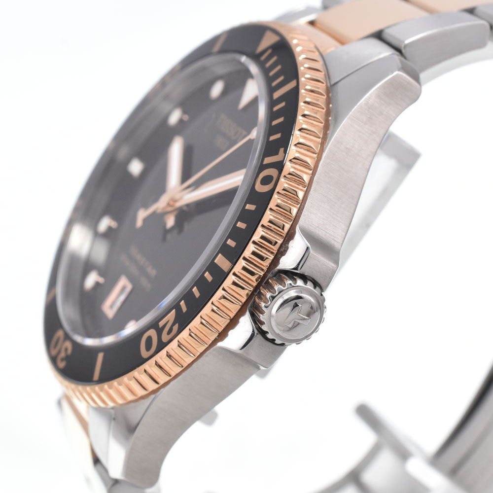 TISSOT Sea star 1000 T120.210.22.051.01 Date black Dial Quartz Men's
 Watch N#151105