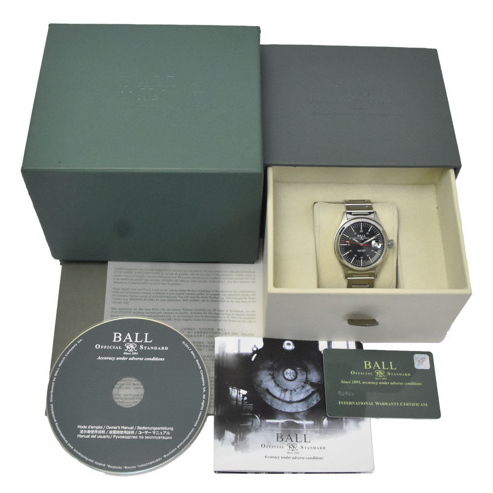 with paper BALLWATCH Stokeman Nightbreaker NM2188C-S12J-BK2 Date black Dial Automatic Men's
 Watch O#151106