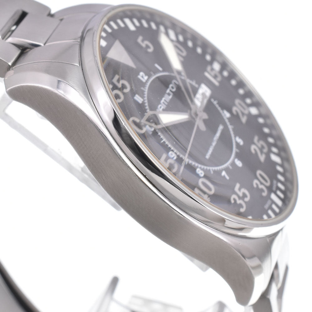 with paper HAMILTON Khaki Aviation Pilot H647150 black Dial Automatic Men's
 Watch O#151107