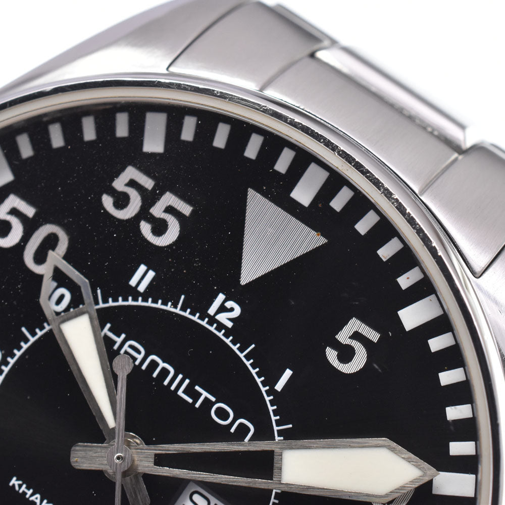 with paper HAMILTON Khaki Aviation Pilot H647150 black Dial Automatic Men's
 Watch O#151107
