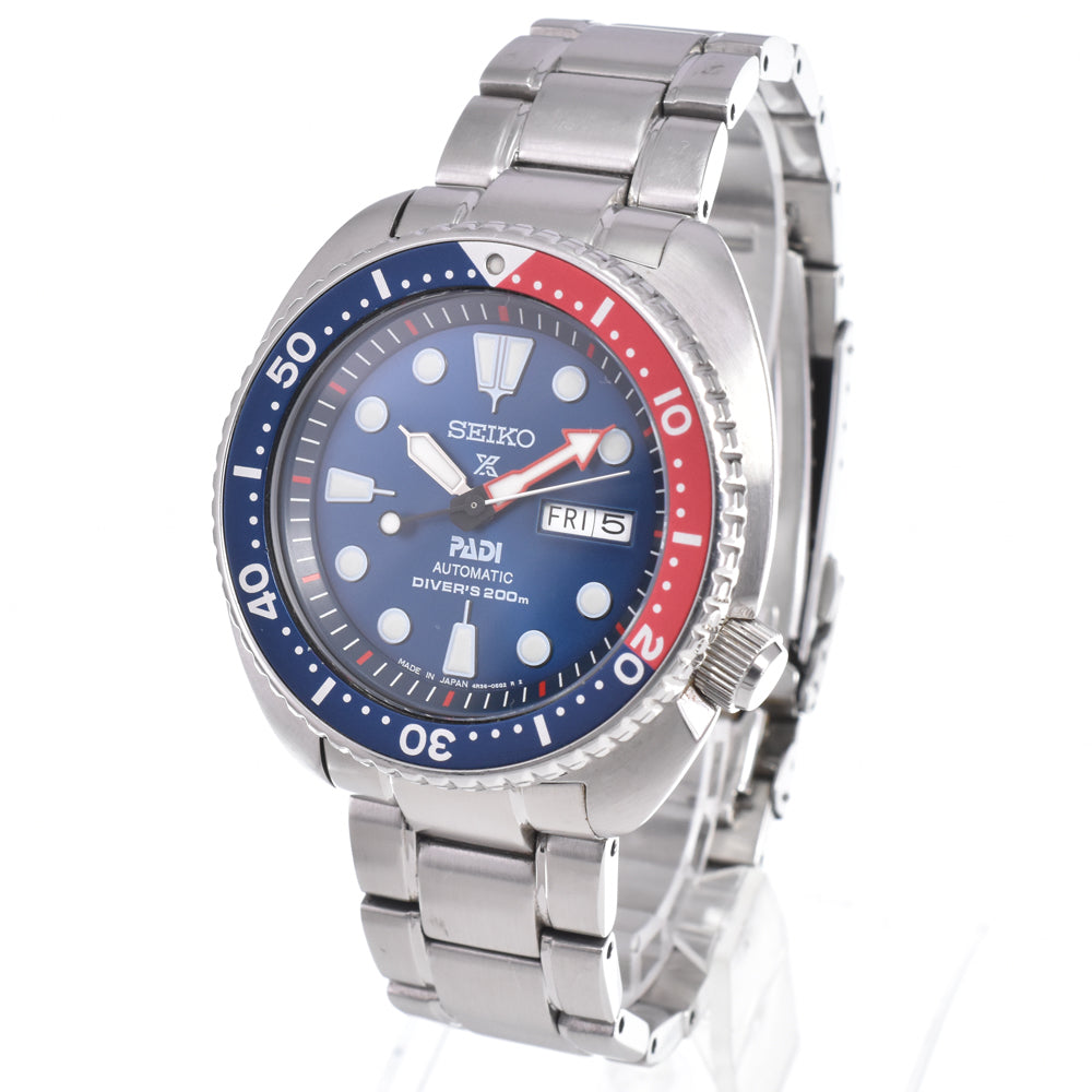 with paper SEIKO Prospex PADI special model SBDY017 blue Dial Automatic Men's
 Watch O#151124