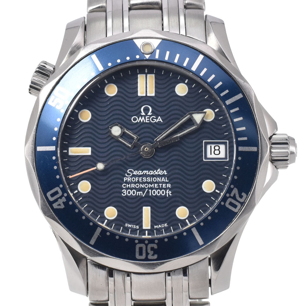 OMEGA Seamaster 2551.80 Date 300m blue Dial Automatic Unisex
 Watch N#151129