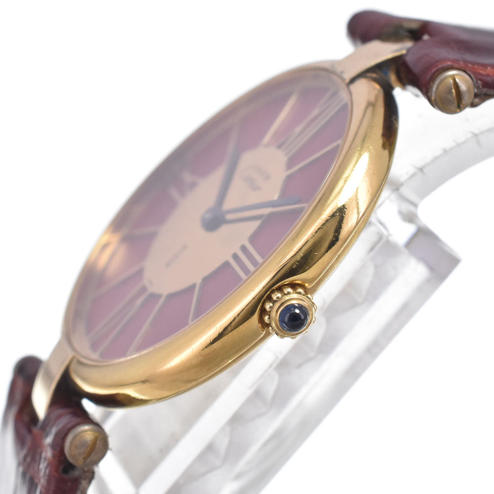 CARTIER Must Vendome Clozoine dial Bordeaux Dial Quartz Ladies
 Watch O#151133