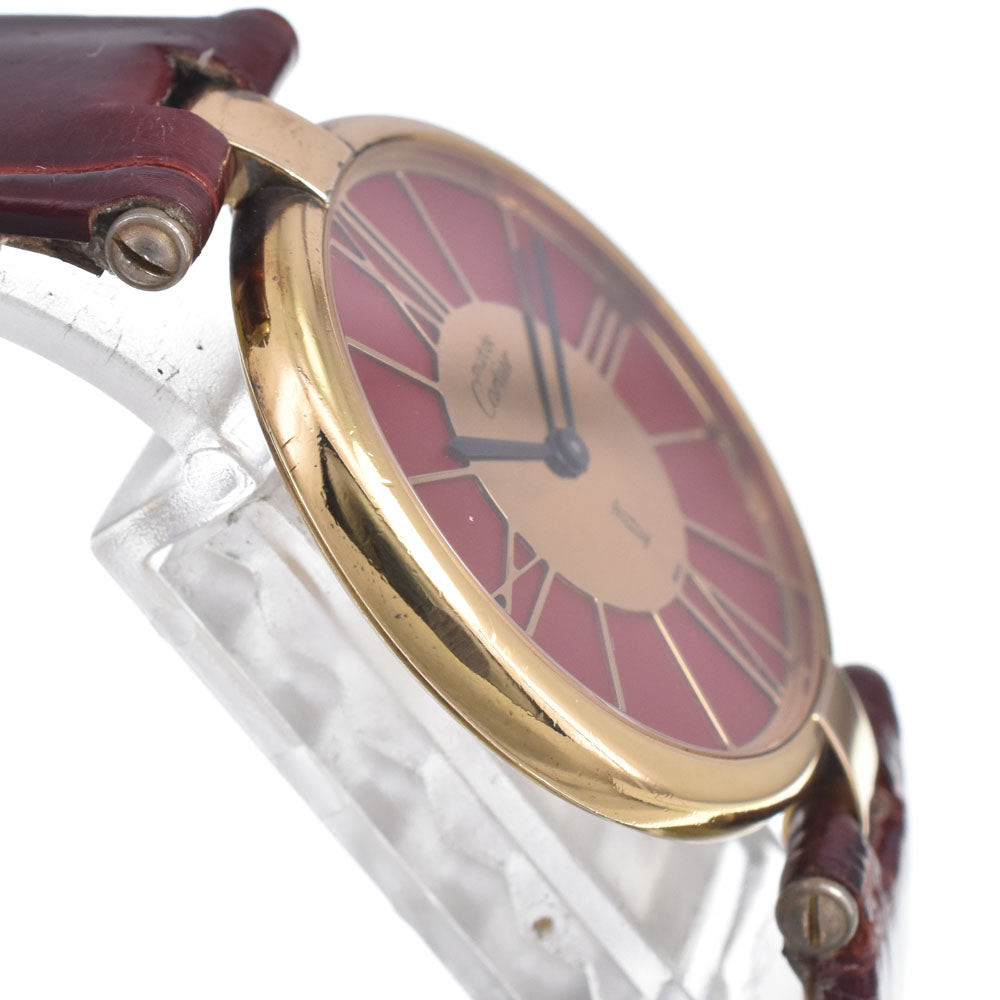 CARTIER Must Vendome Clozoine dial Bordeaux Dial Quartz Ladies
 Watch O#151133