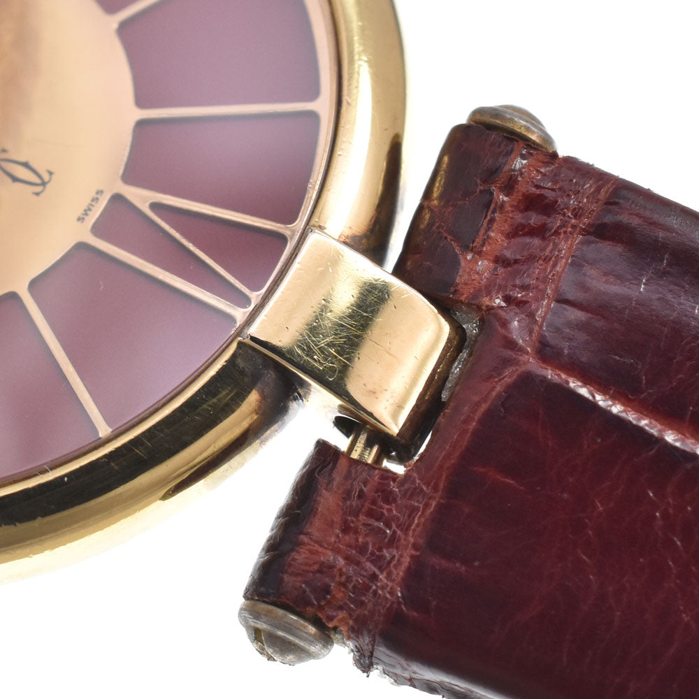 CARTIER Must Vendome Clozoine dial Bordeaux Dial Quartz Ladies
 Watch O#151133