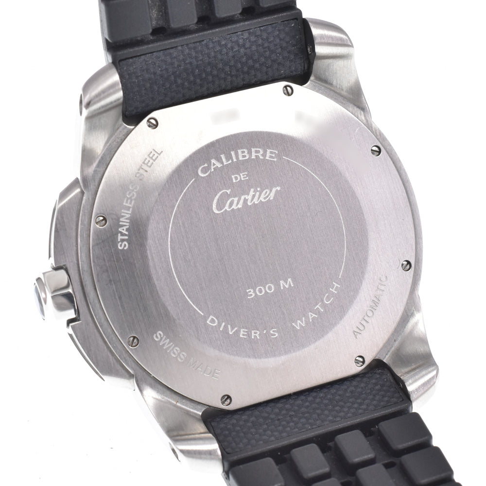 with paper CARTIER Calibur de Cartier diver WSCA0010 blue Dial Automatic Men's
 Watch M#151137