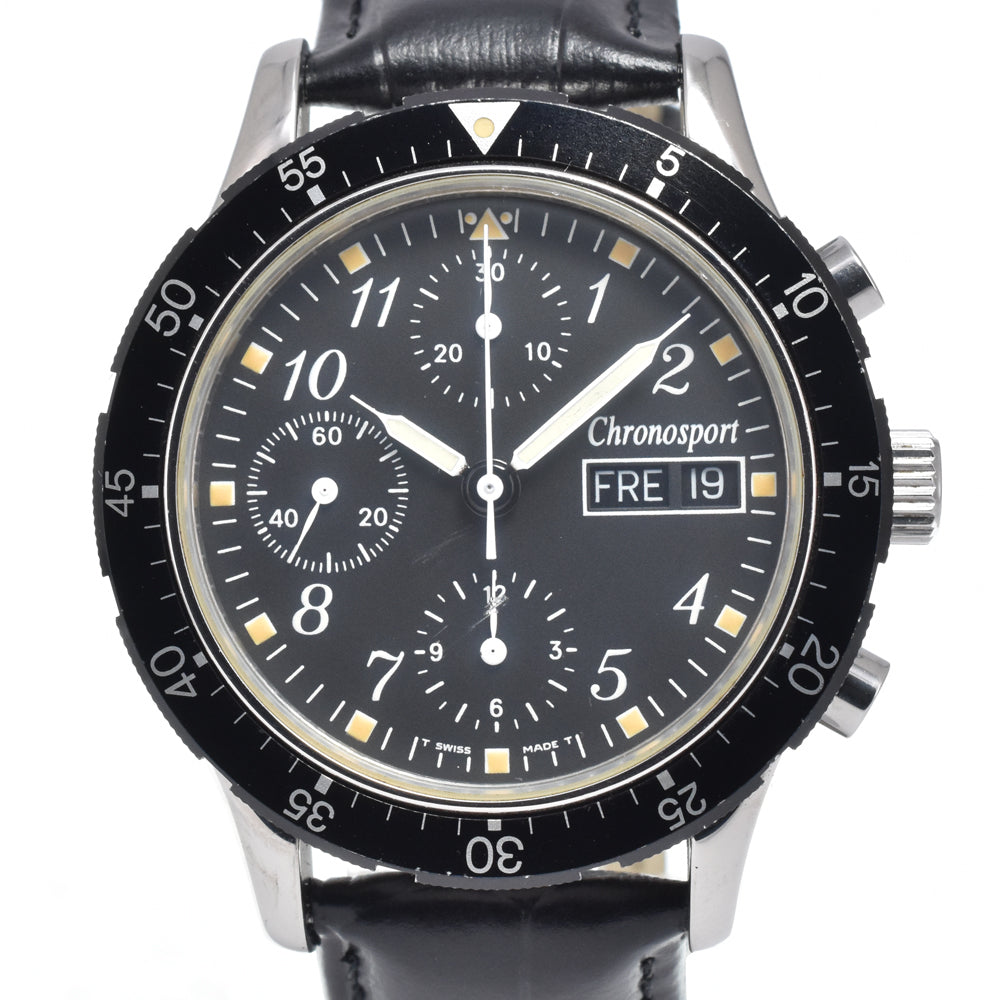 Chronosport 270.50 Chronograph black Dial Automatic 
 Watch M#151138