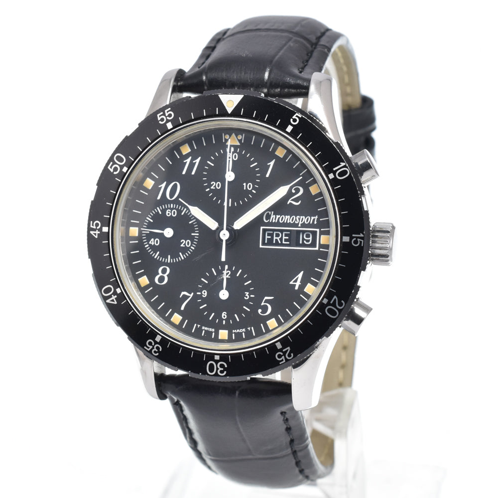 Chronosport 270.50 Chronograph black Dial Automatic 
 Watch M#151138