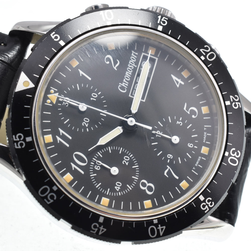Chronosport 270.50 Chronograph black Dial Automatic 
 Watch M#151138