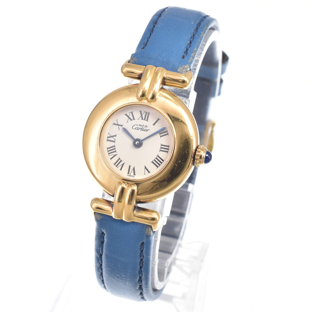CARTIER Must Colisee Vermeil SM 590002 Ivory Dial Quartz Ladies
 Watch N#151141