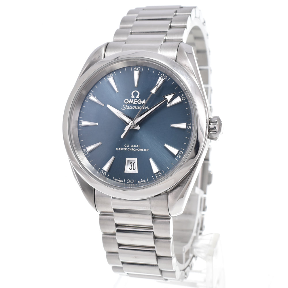 with paper OMEGA Seamaster Aqua Terra Shade 220.10.38.20.03.00﻿3 Atlantic Blue Dial Automatic Men's
 Watch O#151144