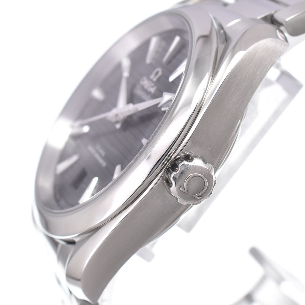 with paper OMEGA Seamaster Aqua Terra Coaxial 220.10.38.20.01.001 Date see-through back black Dial Automatic Men's
 Watch M#151145
