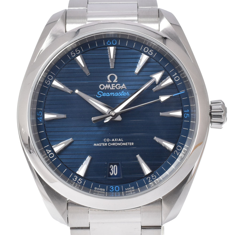 with paper OMEGA Seamaster Aqua Terra 150M 220.10.41.21.03.001 Date blue Dial Automatic Men's
 Watch M#151149