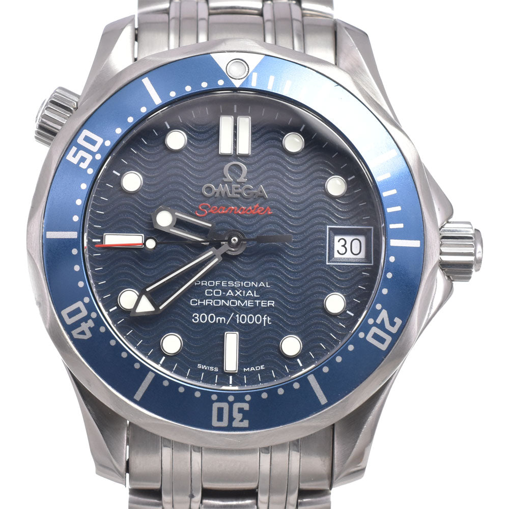 with paper OMEGA Seamaster 300M Co-Axial Chronometer 2222.80 blue Dial Automatic Men's
 Watch M#151150