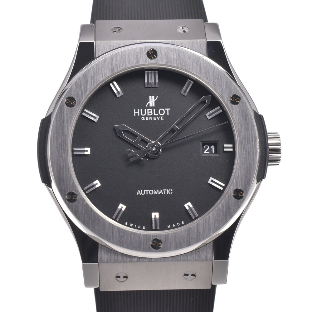 with paper HUBLOT Classic fusion 542.NX.1170.RX black Dial Automatic Men's
 Watch M#151155