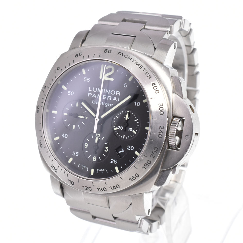 with paper PANERAI Luminor PAM00236 Chronograph Date black Dial Automatic Men's
 Watch N#151156