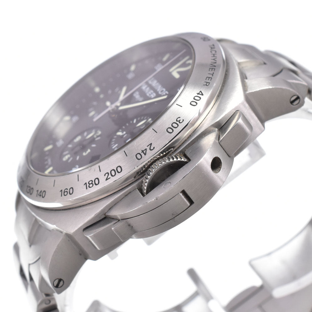 with paper PANERAI Luminor PAM00236 Chronograph Date black Dial Automatic Men's
 Watch N#151156