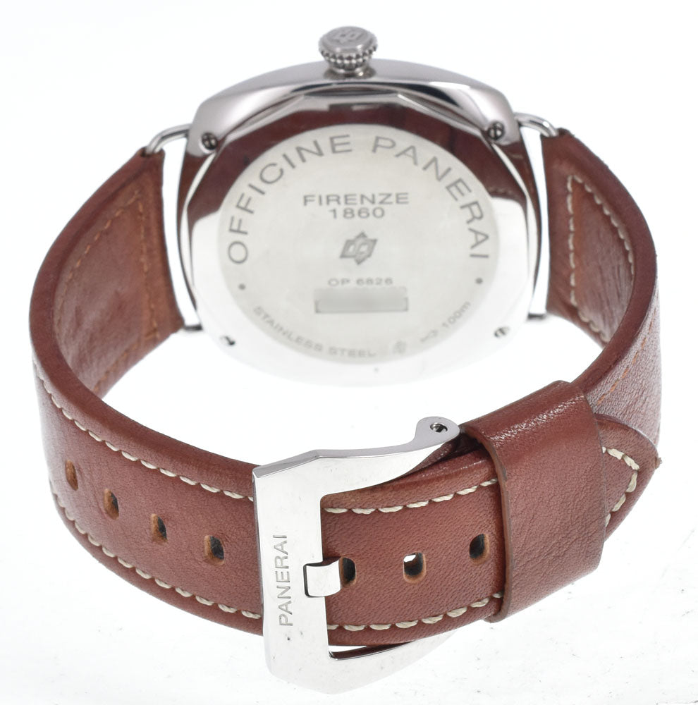 with paper PANERAI Radio meal black seal PAM00380 Small second black Dial Hand Winding Men's
 Watch N#151158