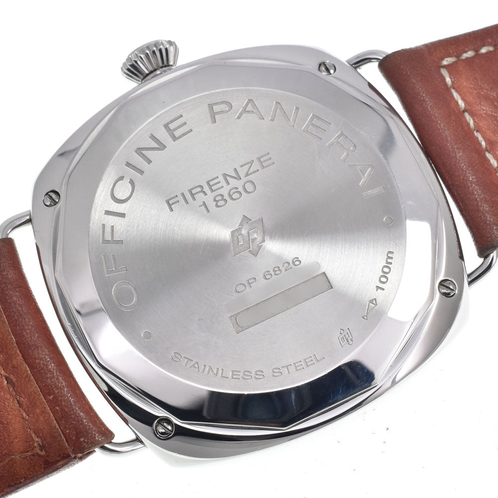 with paper PANERAI Radio meal black seal PAM00380 Small second black Dial Hand Winding Men's
 Watch N#151158