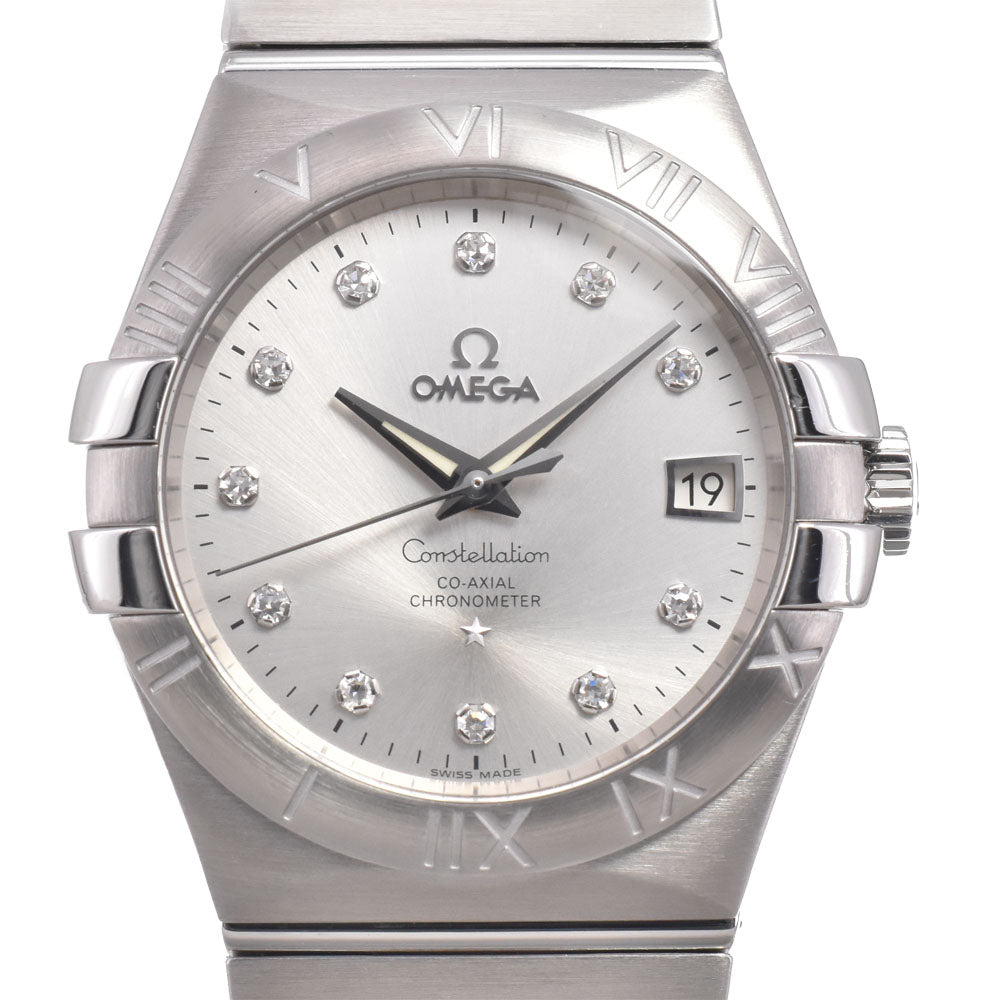 with paper OMEGA Constellation CO-AXIAL 123.10.35.20.52.001 Silver Dial Automatic Men's
 Watch M#151161