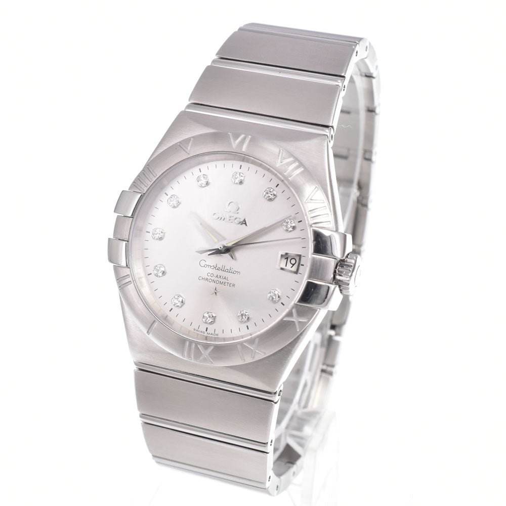 with paper OMEGA Constellation CO-AXIAL 123.10.35.20.52.001 Silver Dial Automatic Men's
 Watch M#151161