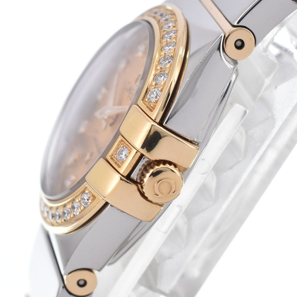 with paper OMEGA Constellation polish 123.25.24.60.58.002 diamond gold Dial Quartz Ladies
 Watch N#151162