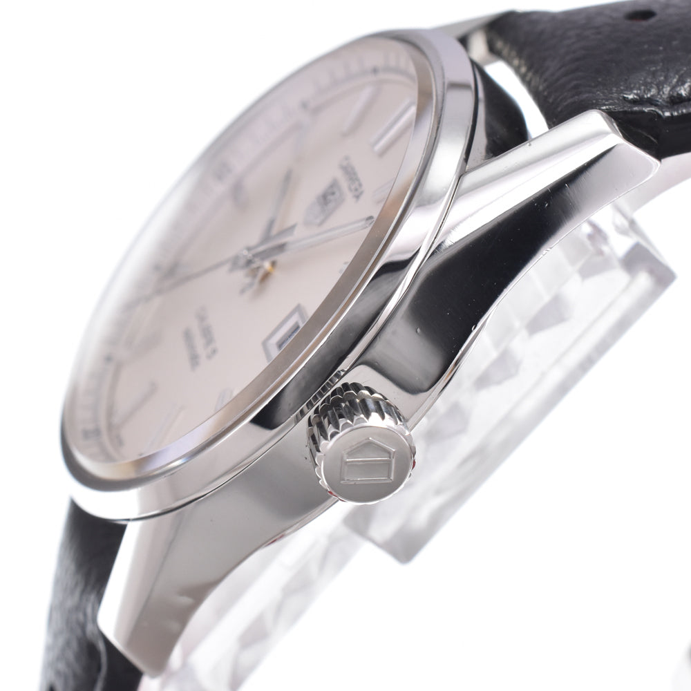 with paper TAG HEUER Carrera Caliber 5 WAR211B.FC6181 Silver Dial Automatic Men's
 Watch N#151163