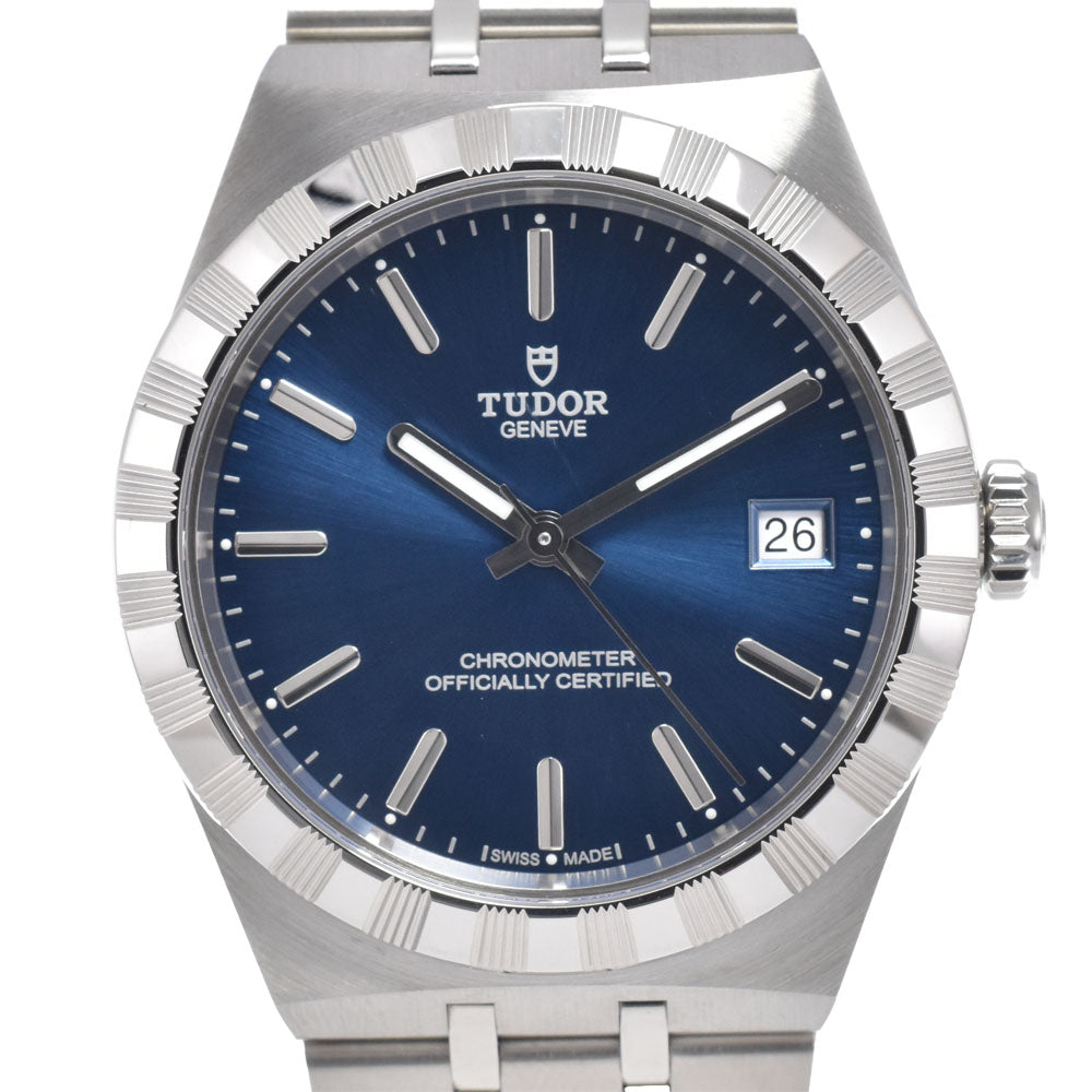 with paper TUDOR Royal 2836C1A0-0102 Date blue Dial Automatic Unisex
 Watch M#151168