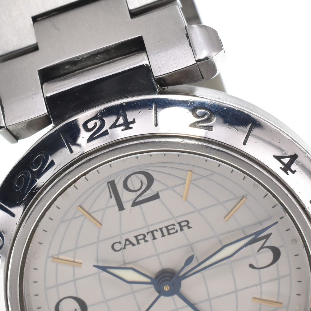 CARTIER Pasha C Meridian GMT Date Silver Dial Automatic Unisex
 Watch O#151169