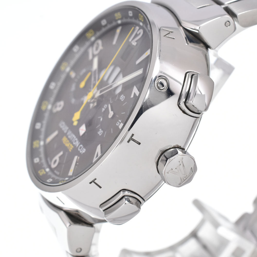 LOUIS VUITTON Tambour Cregatta Louis Vuitton Cup Q1021 Brown Dial Automatic Men's
 Watch O#151171