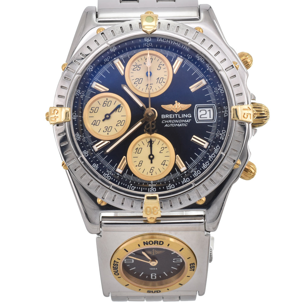 BREITLING Chronomat Bikoro B13050.1 UTC module black Dial Automatic Men's
 Watch N#151174