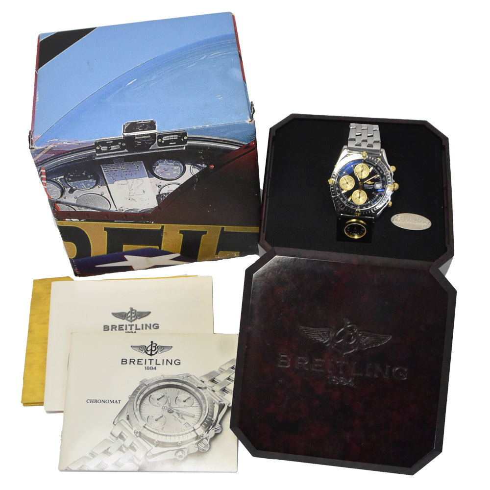 BREITLING Chronomat Bikoro B13050.1 UTC module black Dial Automatic Men's
 Watch N#151174
