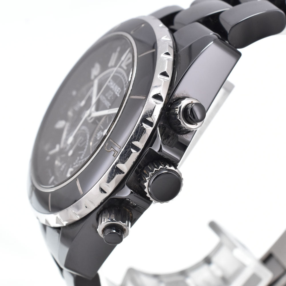 CHANEL J12 H0940 Chronograph Date black Dial Automatic Men's
 Watch N#151176