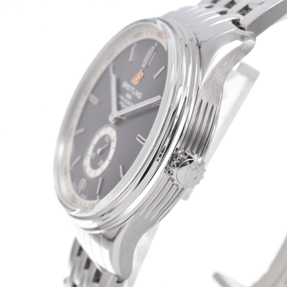 with paper BREITLING Premier A37340 gray Dial Automatic Men's
 Watch N#151178