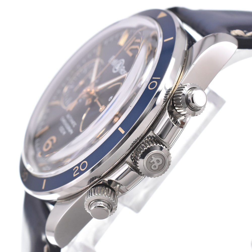 with paper Bell＆Ross Vintage AERONAVALE BRV2-94 blue Dial Automatic Men's
 Watch M#151184