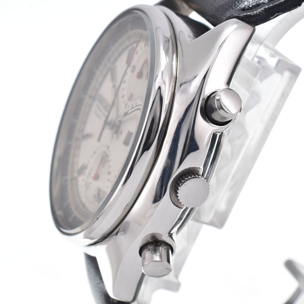 SEIKO 6138-8000 vintage Chronograph day date Silver Dial Automatic Men's
 Watch N#151186
