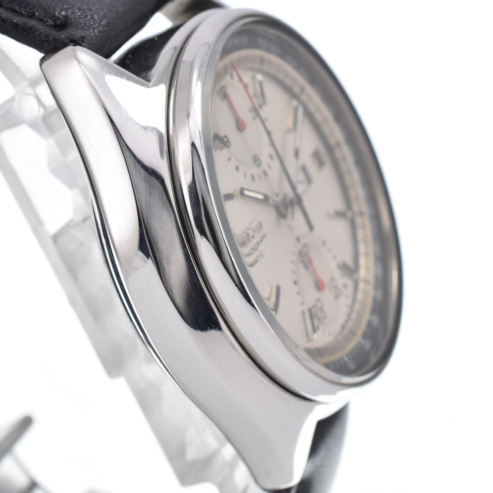 SEIKO 6138-8000 vintage Chronograph day date Silver Dial Automatic Men's
 Watch N#151186