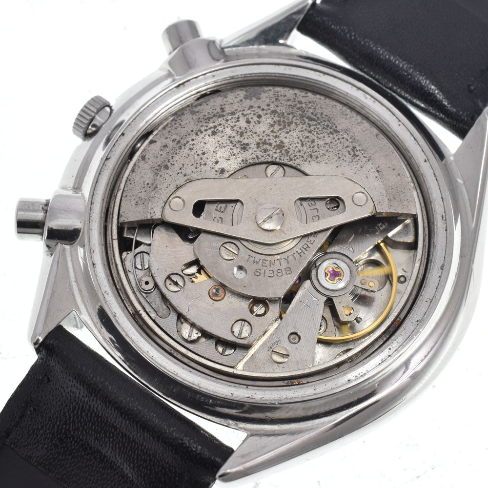 SEIKO 6138-8000 vintage Chronograph day date Silver Dial Automatic Men's
 Watch N#151186