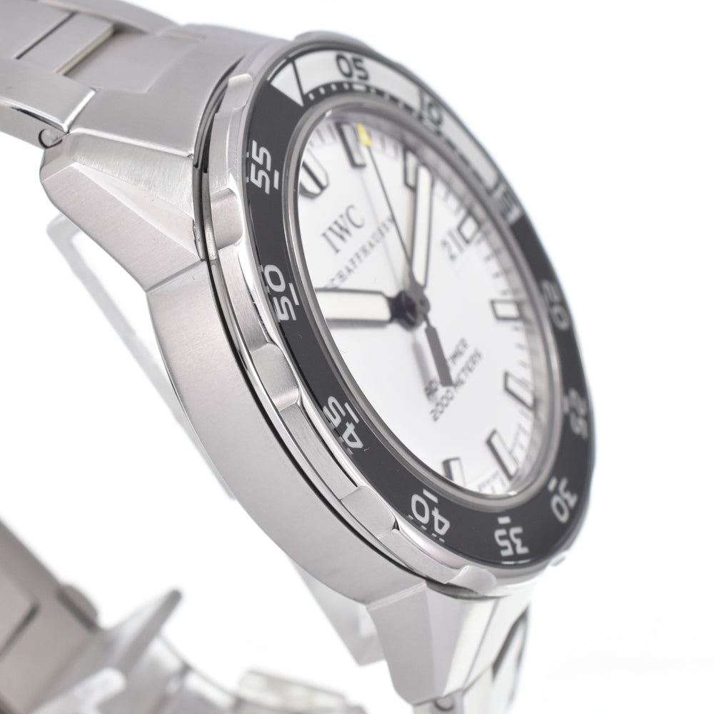 with paper IWC SCHAFFHAUSEN Aquatimer Automatic 2000 IW356809 white Dial Automatic Men's
 Watch N#151190