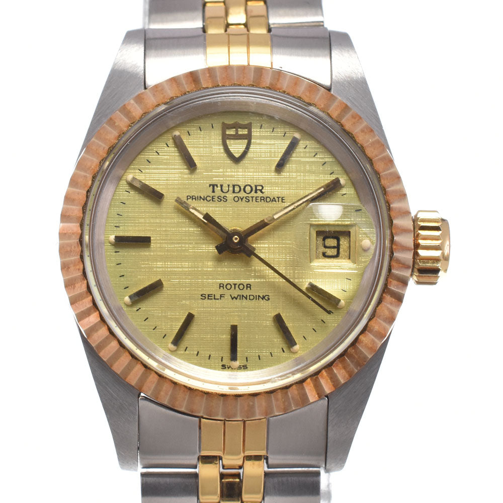 with paper TUDOR Princess Oyster Date 92413 Date gold Dial Automatic Ladies
 Watch N#151192