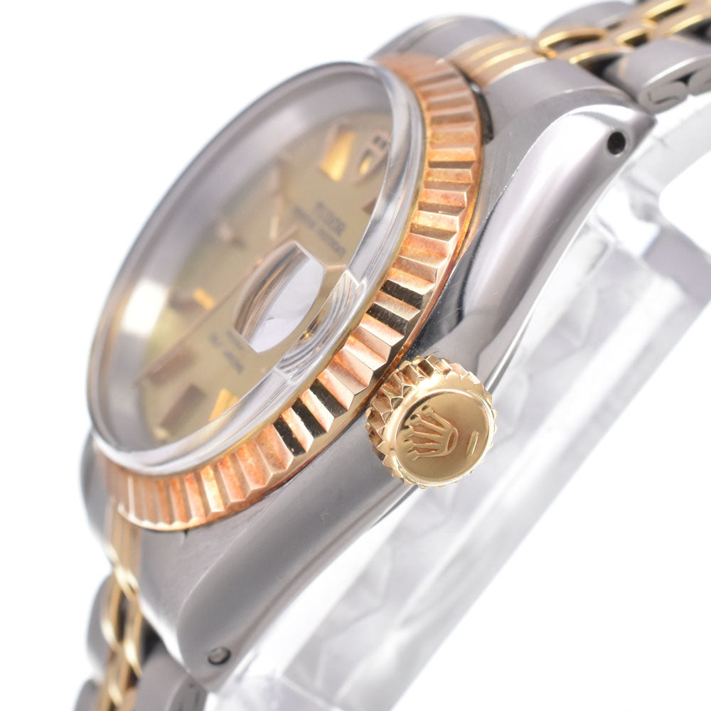 with paper TUDOR Princess Oyster Date 92413 Date gold Dial Automatic Ladies
 Watch N#151192