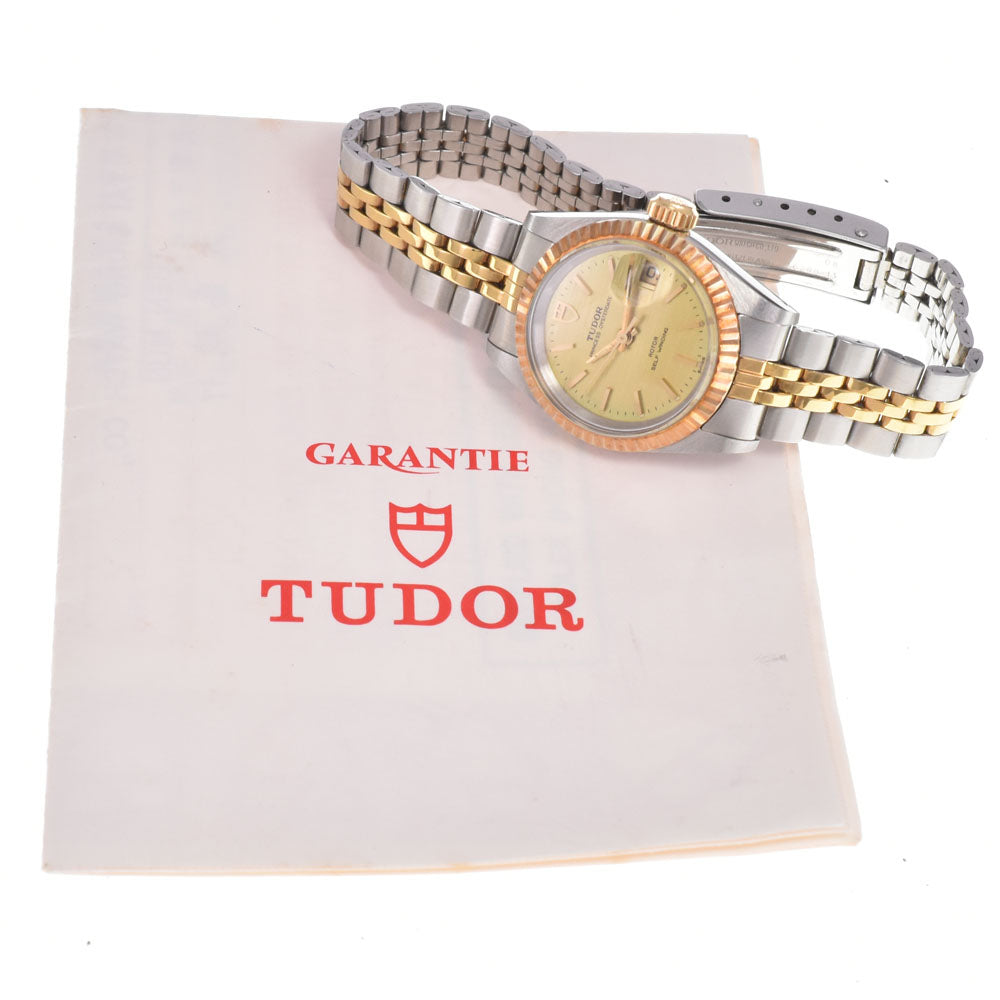 with paper TUDOR Princess Oyster Date 92413 Date gold Dial Automatic Ladies
 Watch N#151192