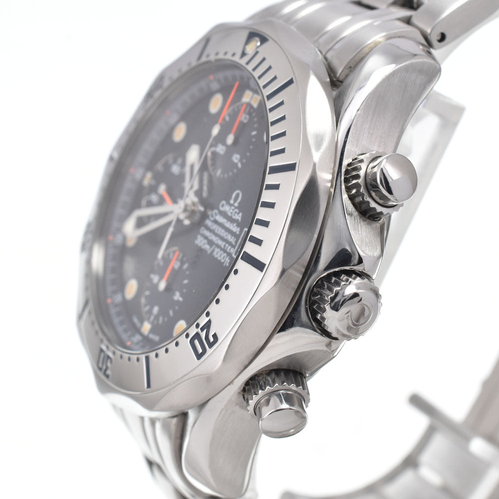 with paper OMEGA Seamaster 300M 2598.80 Chronograph Date blue Dial Automatic Men's
 Watch M#151193