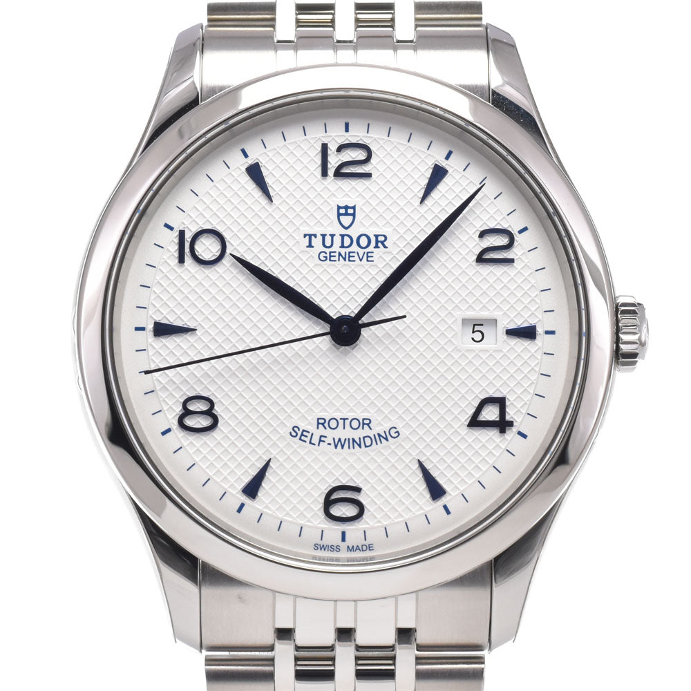 with paper TUDOR 91650-0005 Date white Dial Automatic Men's
 Watch M#151195