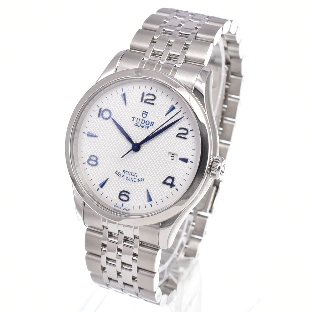 with paper TUDOR 91650-0005 Date white Dial Automatic Men's
 Watch M#151195