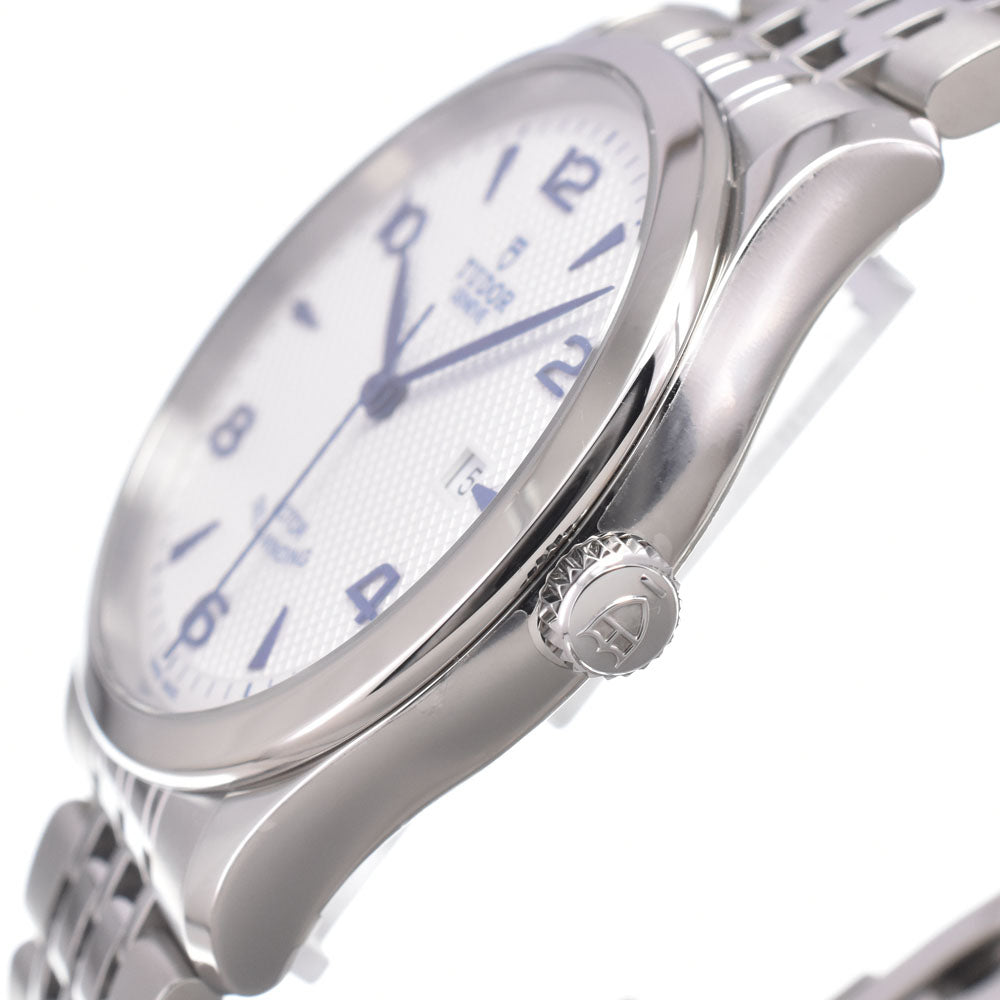 with paper TUDOR 91650-0005 Date white Dial Automatic Men's
 Watch M#151195