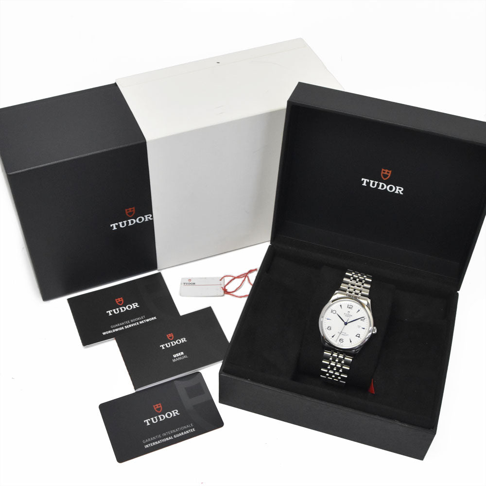 with paper TUDOR 91650-0005 Date white Dial Automatic Men's
 Watch M#151195