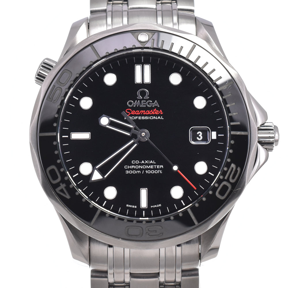 with paper OMEGA Seamaster Pro Divers 300M 212.30.41.20.01.003 black Dial Automatic Men's
 Watch N#151196
