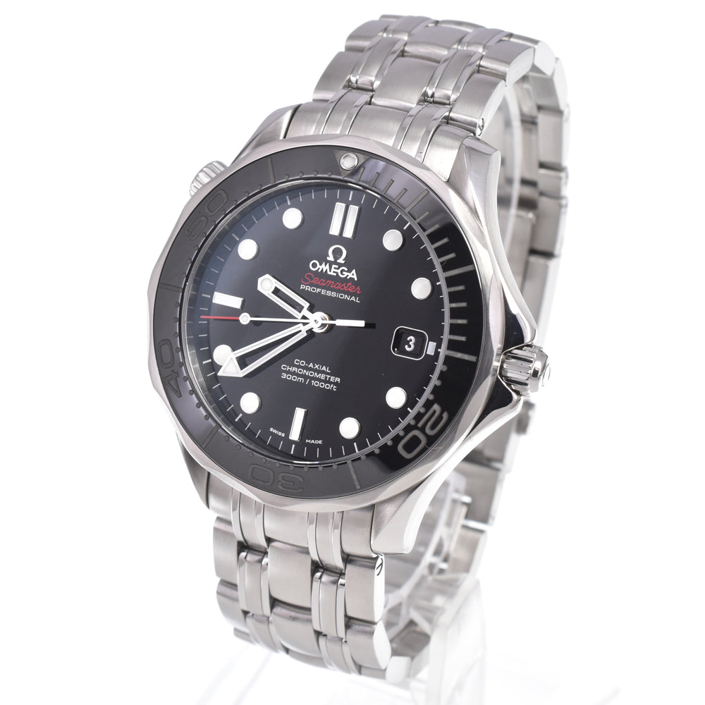 with paper OMEGA Seamaster Pro Divers 300M 212.30.41.20.01.003 black Dial Automatic Men's
 Watch N#151196