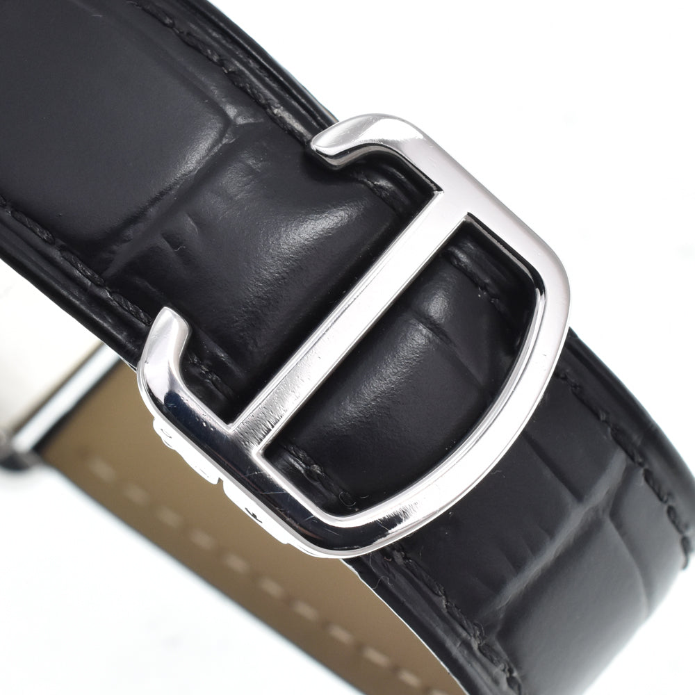 with paper CARTIER Tank solo W5200003 Silver Dial Quartz Men's
 Watch M#151197